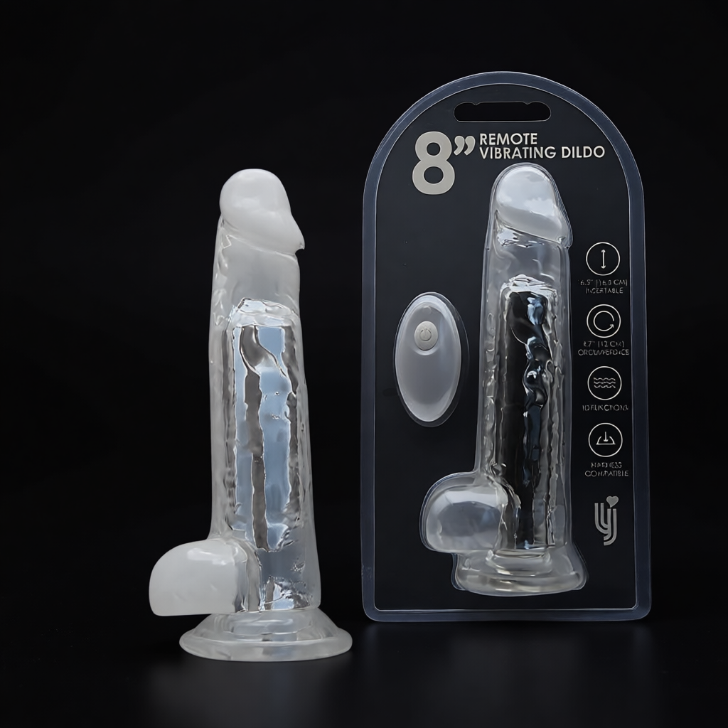 Loving Joy 7 Inch Remote Vibrating Dildo