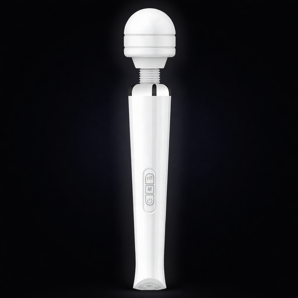 Loving Joy Rechargeable Magic Wand Vibrator White