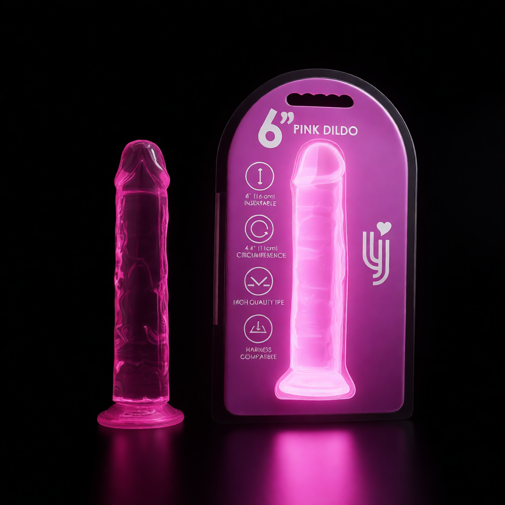 Loving Joy 6 Inch Suction Cup Dildo