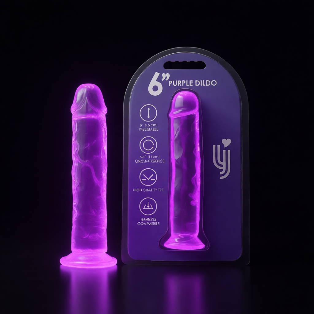 Loving Joy 6 Inch Suction Cup Dildo