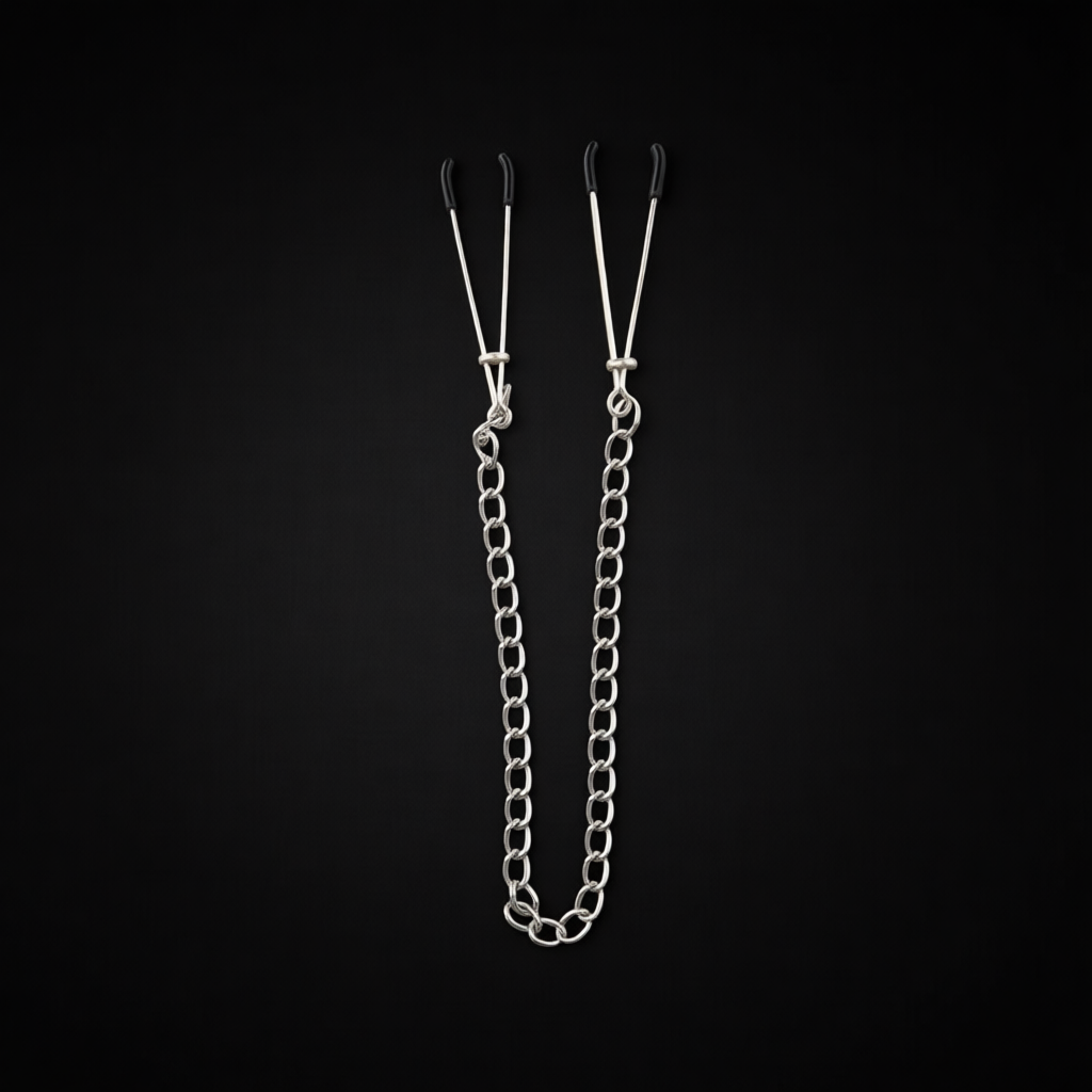 Bound to Please Nipple Clamps & Chain