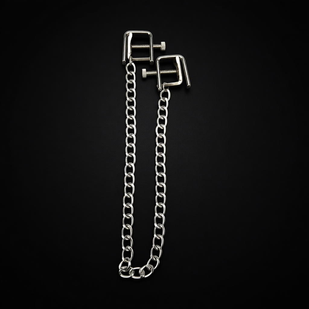 Bound to Please Nipple Clamps & Chain