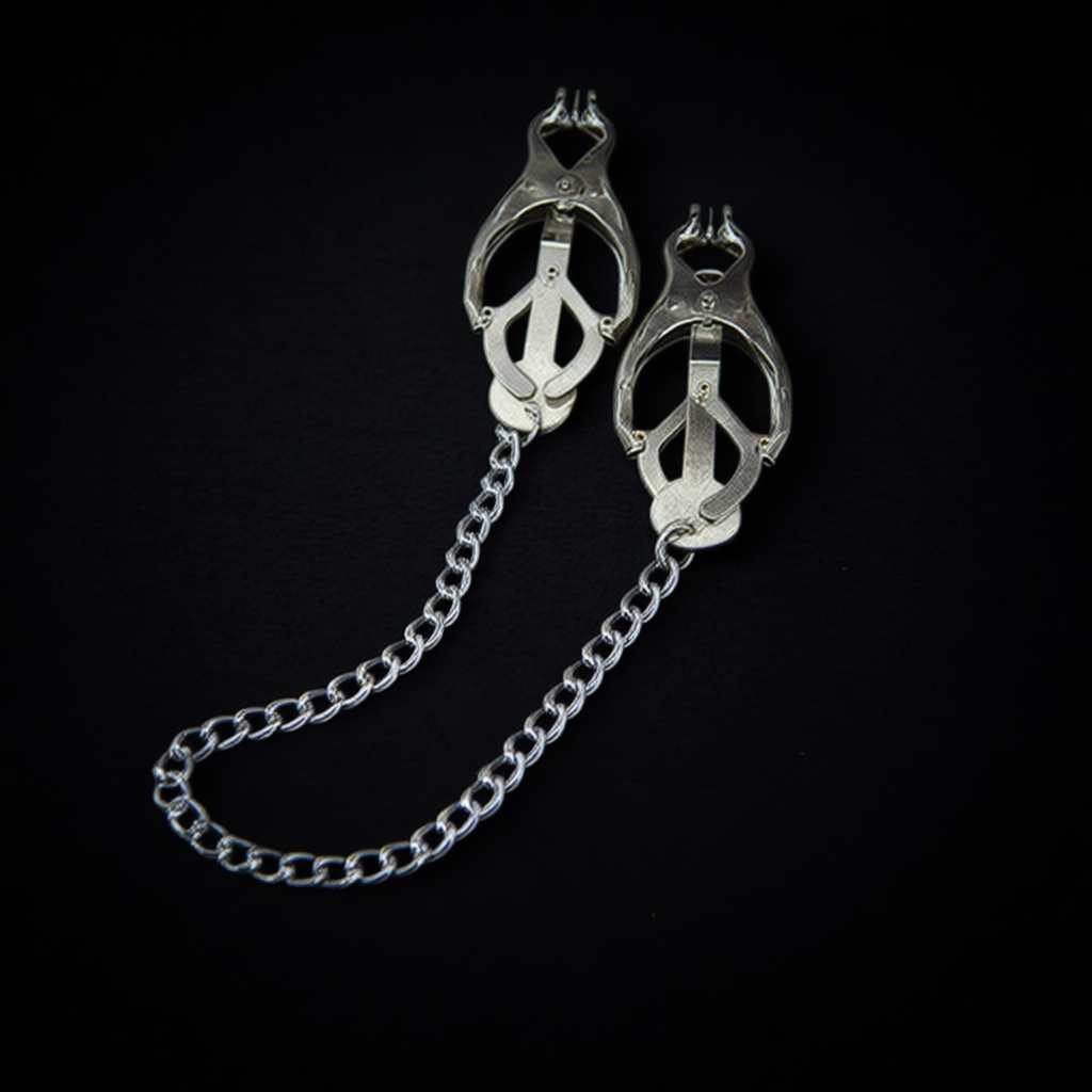 Bound to Please Nipple Clamps & Chain